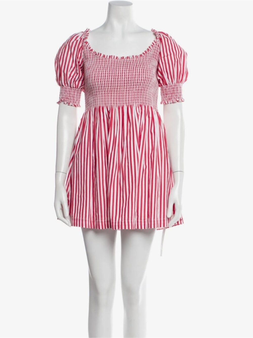 Hill House | Ellie Mini Nap Dress | Red Stripes | Size L